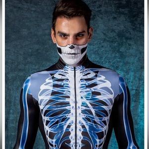 Men’s X Ray skeleton Halloween costume